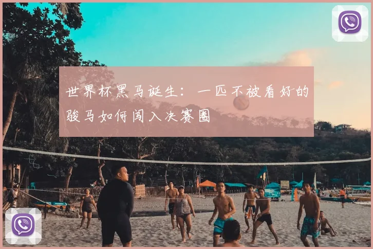 世界杯黑马诞生:一匹不被看好的骏马如何闯入决赛圈